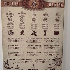 Potion Making Wall Art Poster - Harry Potter